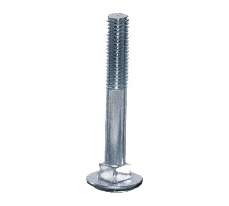 Мебельный болт STEELREX DIN 603, цинк, М10x80 мм, 20 шт. 0213010080B300002016
