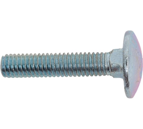 Мебельный болт STEELREX DIN 603, цинк, М6x30 мм, 60 шт. 0213006030B400006032