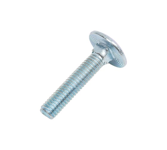 Мебельный болт STEELREX DIN 603, цинк, М6x30 мм, 60 шт. 0213006030B400006032