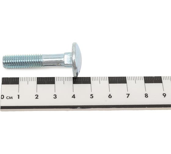 Мебельный болт STEELREX DIN 603, цинк, М8x40 мм, 30 шт. 0213008040B400003032