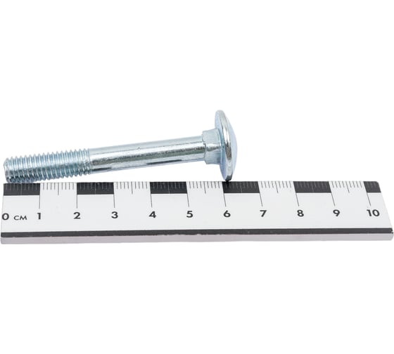 Мебельный болт STEELREX DIN 603, цинк, М8x60 мм, 20 шт. 0213008060B400002032