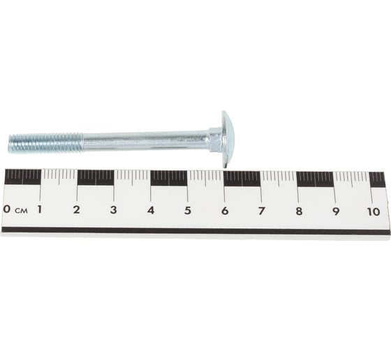 Мебельный болт STEELREX DIN 603, цинк, М6x60 мм, 35 шт. 0213006060B400003532