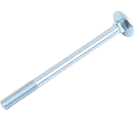 Мебельный болт STEELREX DIN 603, цинк, М6x80 мм, 40 шт. 0213006080B300004016