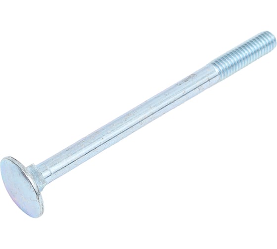 Мебельный болт STEELREX DIN 603, цинк, М6x80 мм, 40 шт. 0213006080B300004016