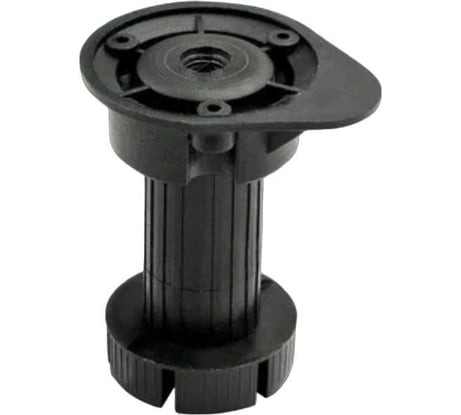 Кухонная опора MF регулируемая, 95-125 мм, разборная, черная, без винта и клипсы 4775v