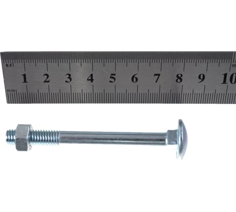 Мебельный болт Tech-Krep/Zitar DIN603 оцинк. М8х80 с гайкой 2 шт 108772