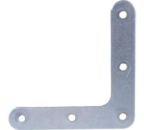 Мебельный уголок с шурупом Невский Крепеж оцинк. 80x80x2 мм 2 шт. 810084