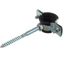 Хомут с шурупом Невский Крепеж оцинк. с резин. уплотн. 3/4" 25-28 мм 818798