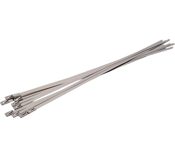 Хомут HLT нержавеющая сталь AISI 316, 4.6x290 мм, 10 шт. 084-01-602