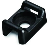 Площадка с монтажным отверстием HLT ПМО 15х10 мм, черный, 100 шт. 084-07-084