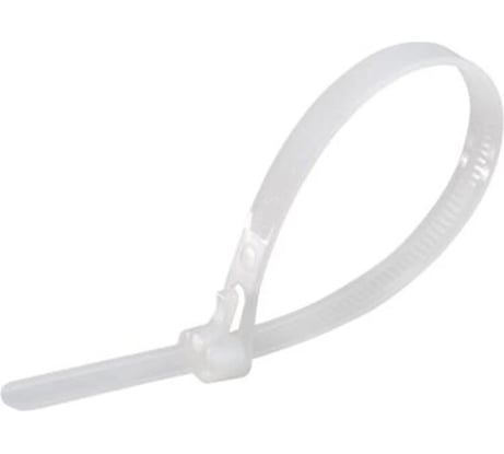 Кабельная стяжка HLT разъёмная, 7,5x250 мм, белая, 100 шт. 084-07-32