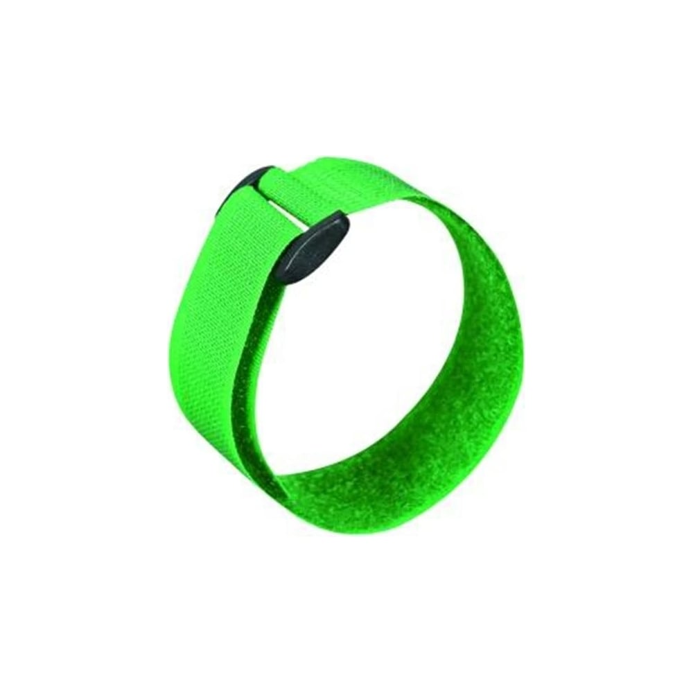 Хомуты-липучки с пластиковой пряжкой HLT 20х300 мм, зеленая, 20 шт. 084 ...