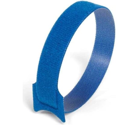 Хомуты-липучки HLT 16х310 мм, синий, 20 шт. 084-07-274