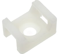 Площадка с монтажным отверстием HLT ПМО 23х16 мм, белый, 100 шт. 084-07-082