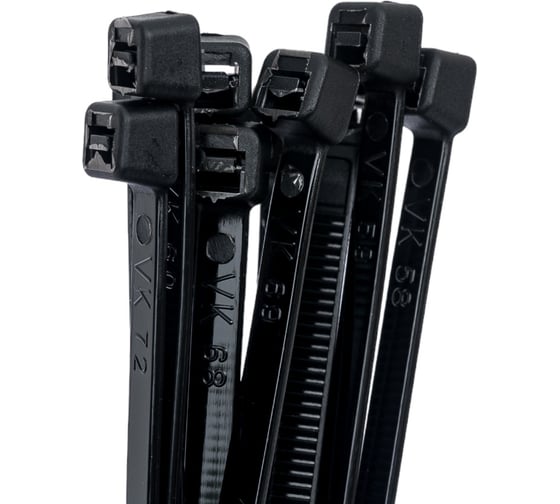 Xомуты HLT NCT 4.8х150 мм, черные, 20 шт. 084-01-107