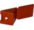 Мебельный уголок STARFIX пластик, бордо, 100 шт. в пакете M-41831-100 1