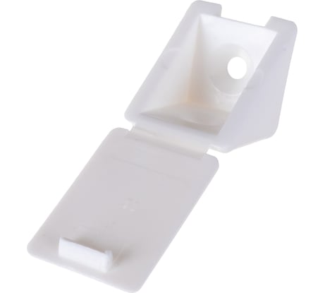 Мебельный уголок с шурупом Невский Крепеж белый 4 шт. 801743