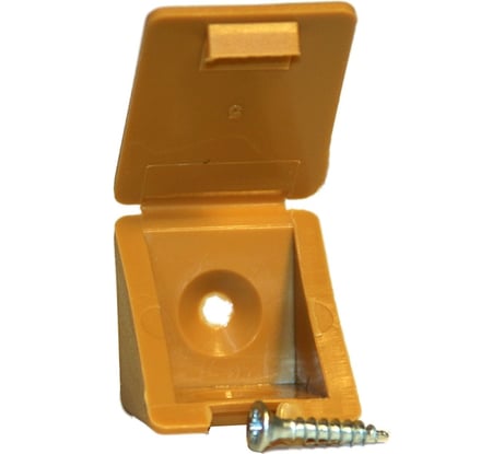 Мебельный уголок с шурупом Невский Крепеж бук 4 шт. 801744