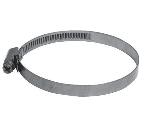 Обжимной накатной хомут MOS оцинкованная сталь, 13-26 мм 64363М