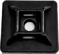 Самоклеящаяся монтажная площадка DORI 20x20 мм, с монтажным отверстием (пмс-о), черная, 100 шт. 46608