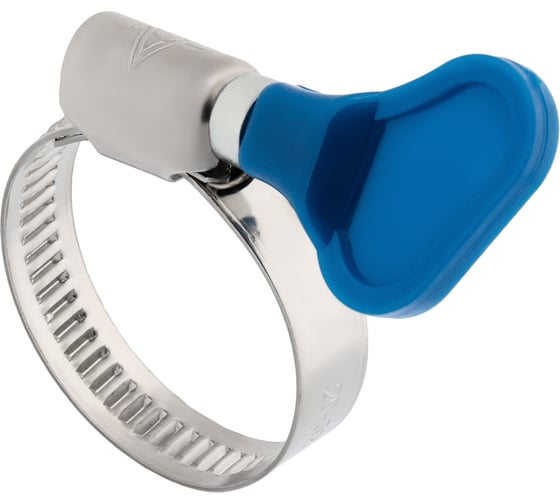 Червячный хомут REXANT 20-32/9-0.7 мм, с ключом, нержавеющая сталь W2, 50 шт. 07-0720-1