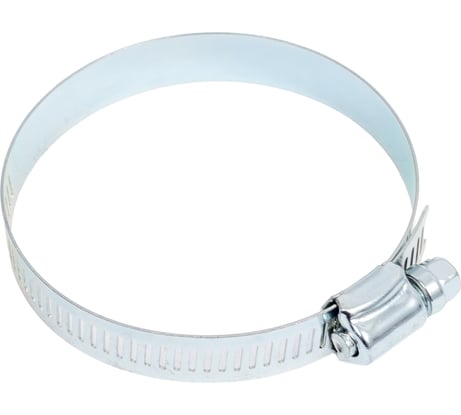 Хомуты Зубр ЭКСПЕРТ оцинкованные, просечная лента 12 мм, 57-76 мм, 2 шт. 37805-057-76-2