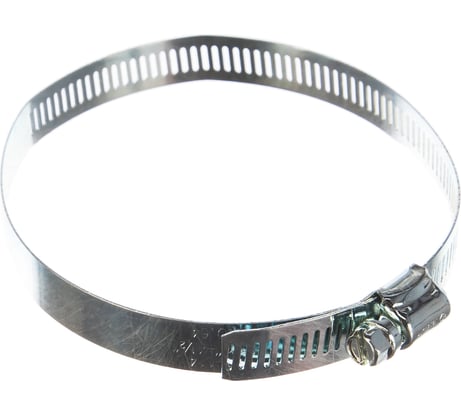 Хомуты Зубр ЭКСПЕРТ оцинкованные, просечная лента 12 мм, 91-114 мм, 2 шт. 37805-091-114-2