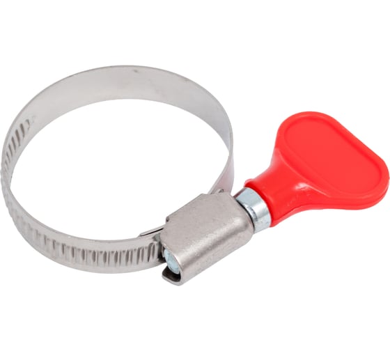 Хомуты Зубр ЭКСПЕРТ "Бабочка" нерж. сталь, накатная лента 9 мм, 25-40 мм, 2 шт. 37835-25-40 1