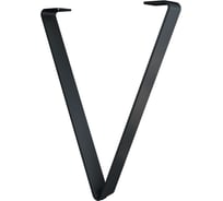 Опора для стола MAKMART Порто  l.595 h.720, отделка черный бархат (матовый) OP.36.720.9005