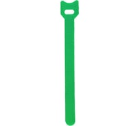 Многоразовый хомут на липучке REXANT 150х12 мм, зеленый, 12 шт. 07-7153