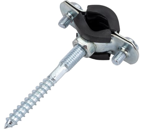 Хомут Uni-Fitt 3/8 15-19 мм с резиновым уплотнителем, шпилькой и дюбелем 850U1800