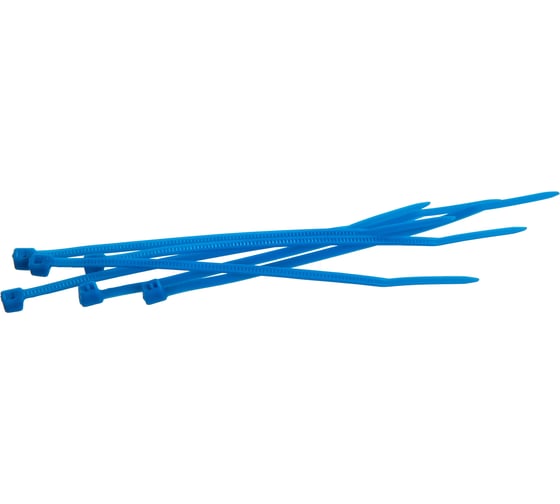 Нейлоновая кабельная стяжка REXANT 100x2,5мм, синяя 25 шт/уп 07-0105-25