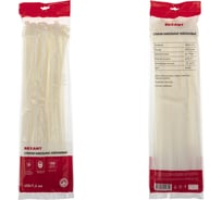 Нейлоновая кабельная стяжка REXANT 450x7,6мм, белая 100 шт/уп 07-0450-8