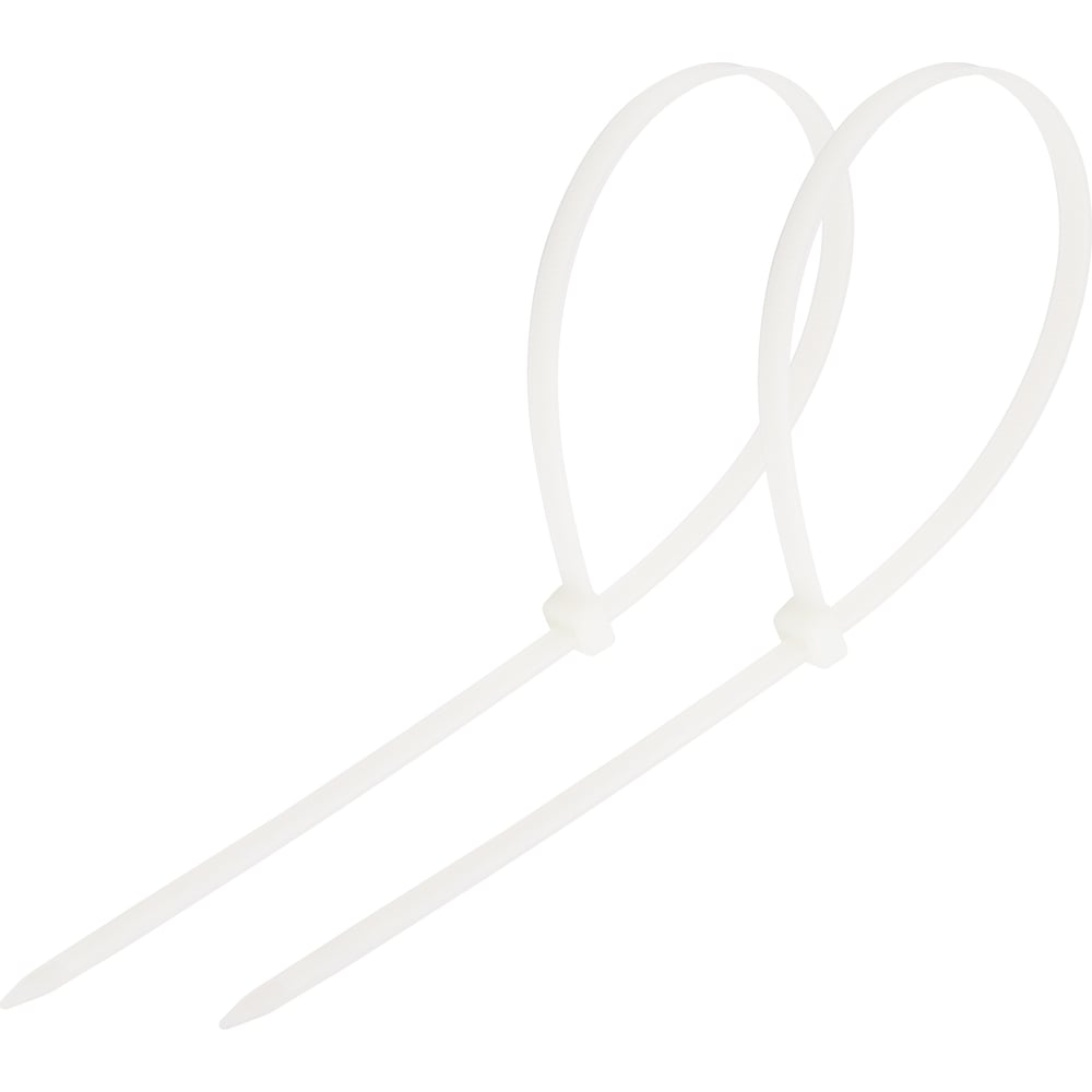 НейлоноваякабельнаястяжкаREXANT250x3,6мм,белая100шт/уп07-0250