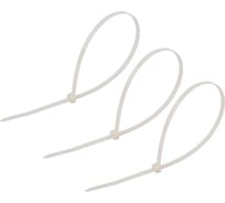 Нейлоновая кабельная стяжка REXANT 300x4,8мм, белая 25 шт/уп 07-0300-25