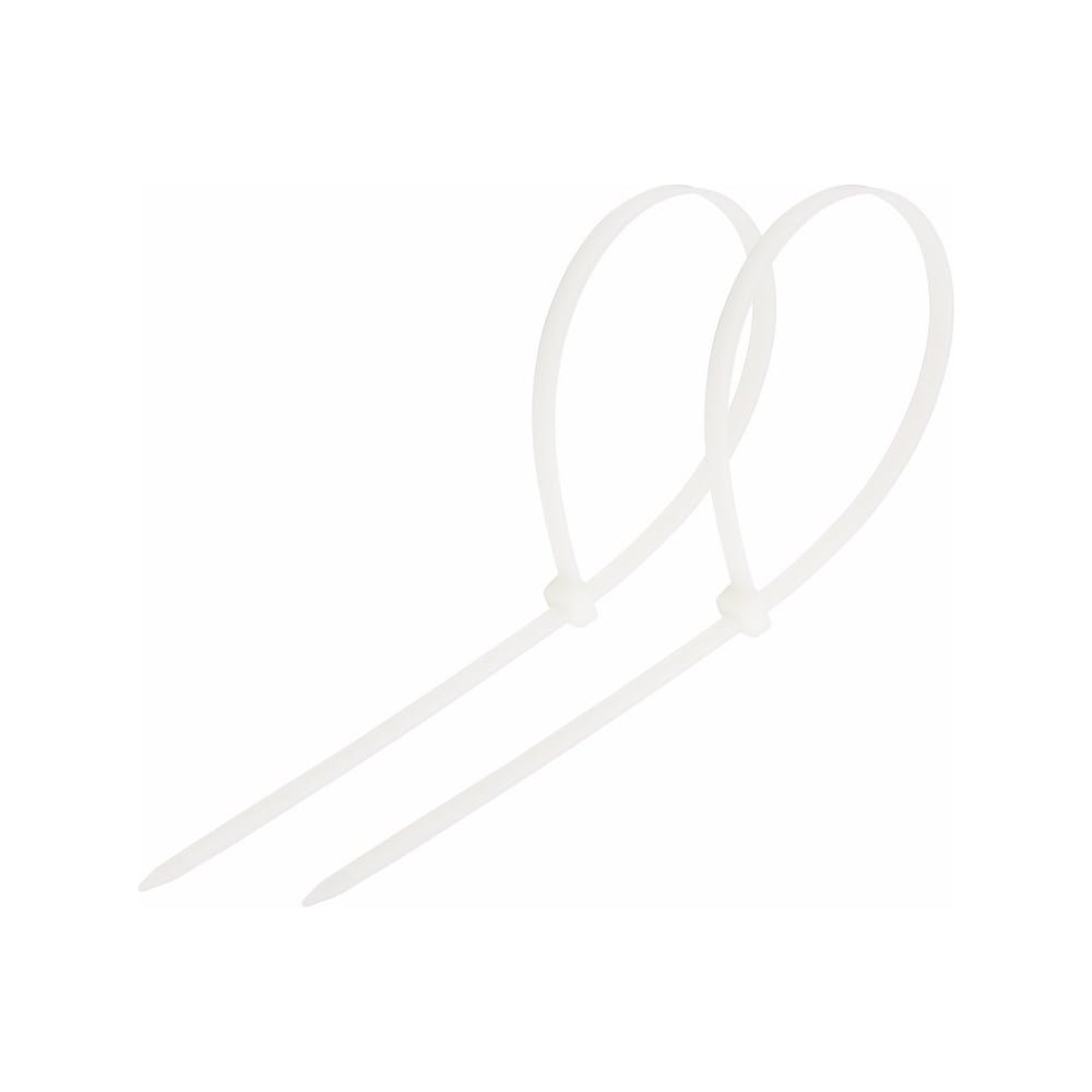 НейлоноваякабельнаястяжкаREXANT250x4,8мм,белая100шт/уп07-0250-5