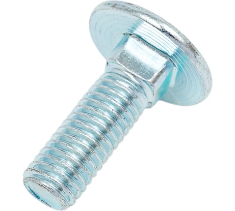 Мебельный болт КРЕП-КОМП цинк DIN603 10х30 пр.5,8 80шт бм1030ф