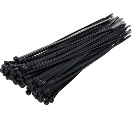 Нейлоновая стяжка-хомут Elematic чёрная, 135x2,5 мм, 100 шт. 5305