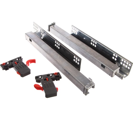Направляющая полного выдвижения c доводчиком SAMET SMART SLIDE, Lock-Fix 350 мм СТ-00001279