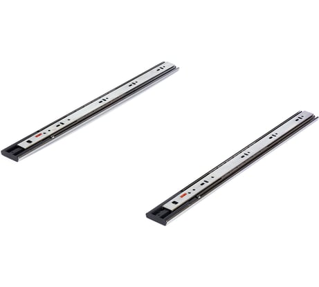 Шариковые направляющие SAMET SO CLASS накладные, высота 46 мм, с доводчиком, 450 мм СТ-00001291