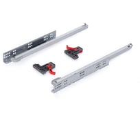 Направляющая частичного выдвижения с доводчиком SAMET SMART SLIDE, Lock-Fix 500 мм СТ-00001275