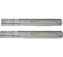 Комплект мебельных направляющих с доводчиком и системой push open EMMET для 1 ящика, длина 350 мм, ширина 45 мм E-350НОМЗ-01