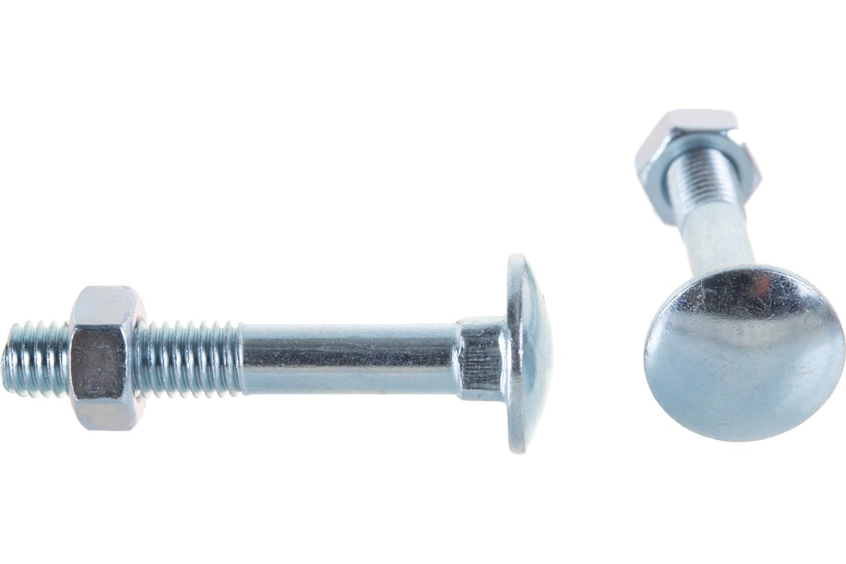 Мебельный болт Tech-Krep DIN603 оцинк. М8х50 с гайкой 4 шт 108769 ...