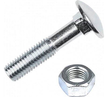 Мебельный болт Tech-Krep/Zitar DIN603 оцинк. М8х90 с гайкой 2 шт 108773