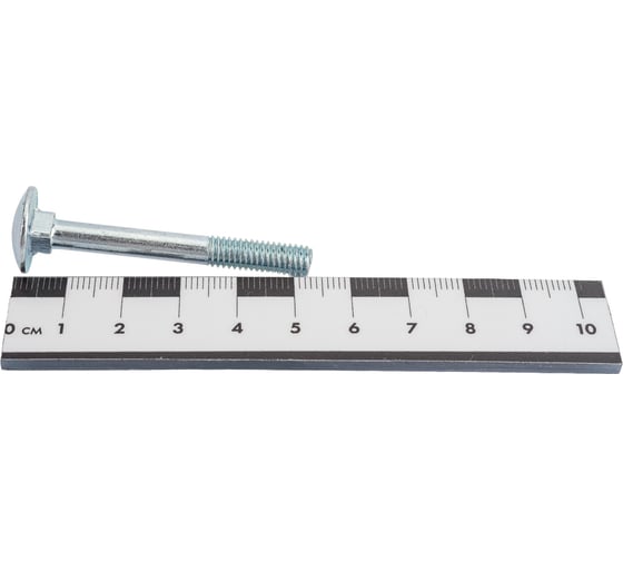 Мебельный болт Tech-Krep/Zitar DIN603 оцинк. М6х50 с гайкой 8 шт 108763