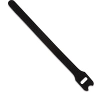 Хомут для кабеля Hyperline WAS-125-BK липучка с мягкой застежкой, 125x14 мм, черный 31260 31260