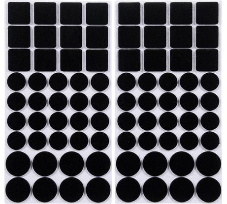 Защитные протекторы из фетра VORTEX черные 26003