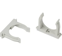 Крепеж клипса для труб ЭРА clip32gmp прямой монтаж, d 32 мм, серый, 50 шт. Б0062106