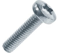 Оцинкованный винт с полукруглой головкой Стройбат DIN 7985 М4x16 мм 14 шт. 2731033 092751
