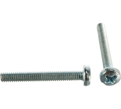 Оцинкованный винт с полукруглой головкой Стройбат DIN 7985 М4x30 мм 12 шт. 2731038 017891